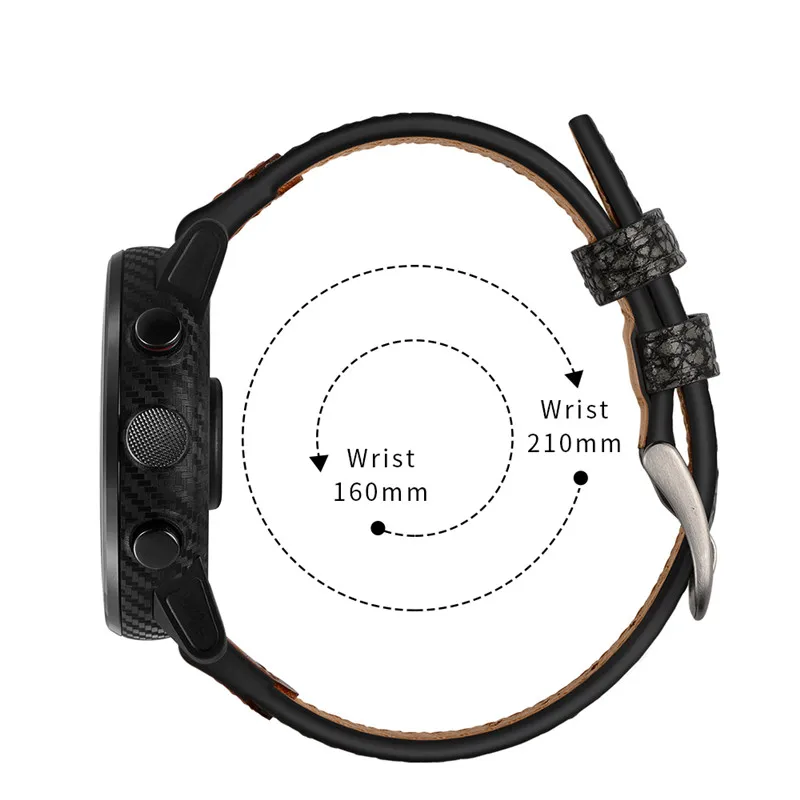Смарт-часы Huami Amazfit Stratos 2 ремешок кожаный браслет ZZQing для оригинальных xiaomi huami amazfit