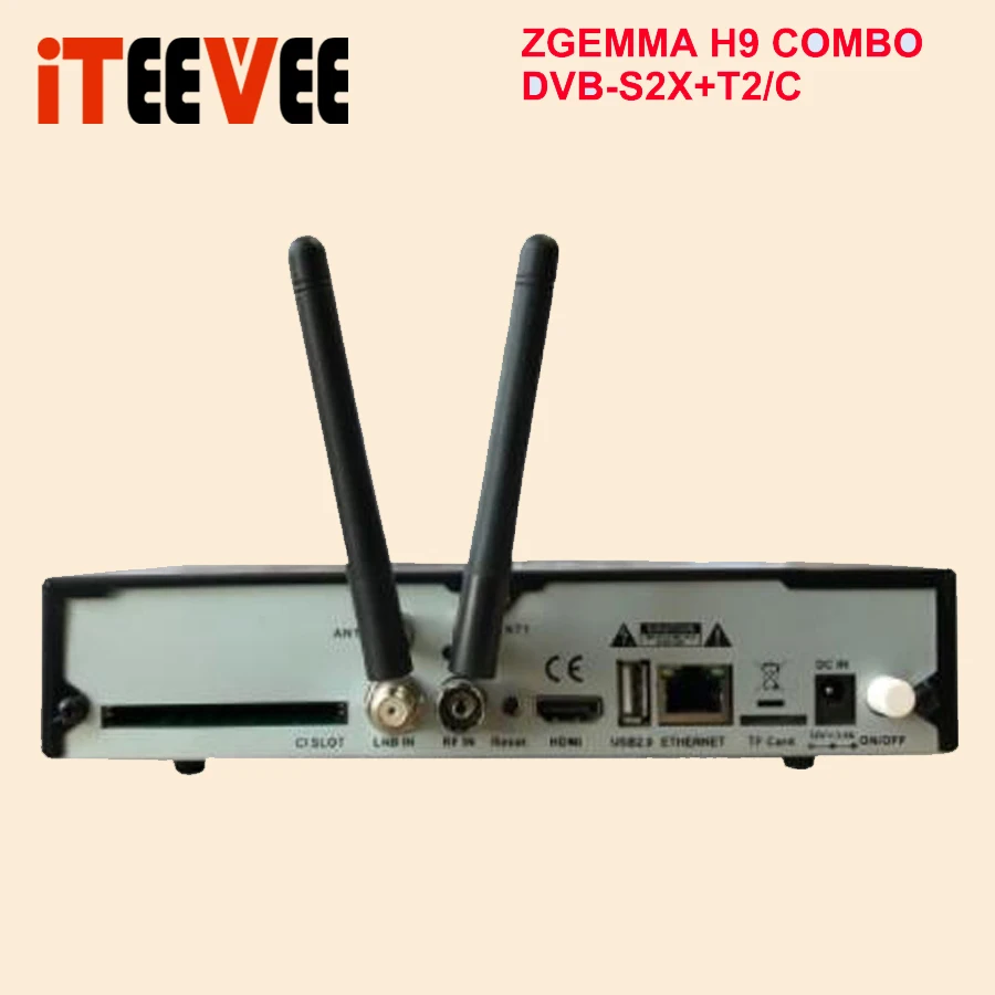 Новинка 2019 года 4K UHD ZGEMMA H9 обнаружитель Linux OS 2 * WiFi внутренний 1 Ci Plus DVB S2X + T2/C Двойные