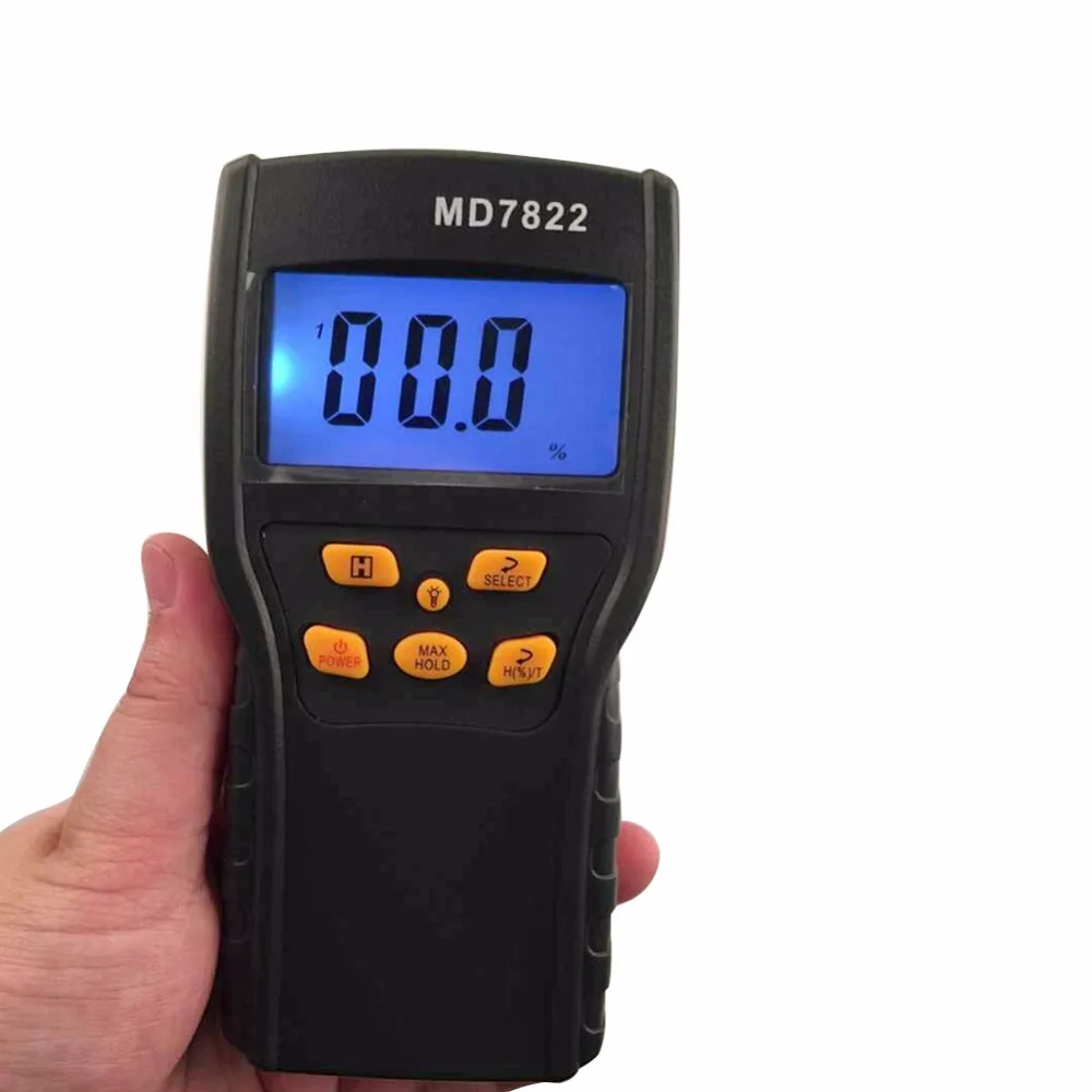 

Цифровой измеритель влажности зерна MD7822, пищевой термометр, гигрометр, анализатор влажности воды