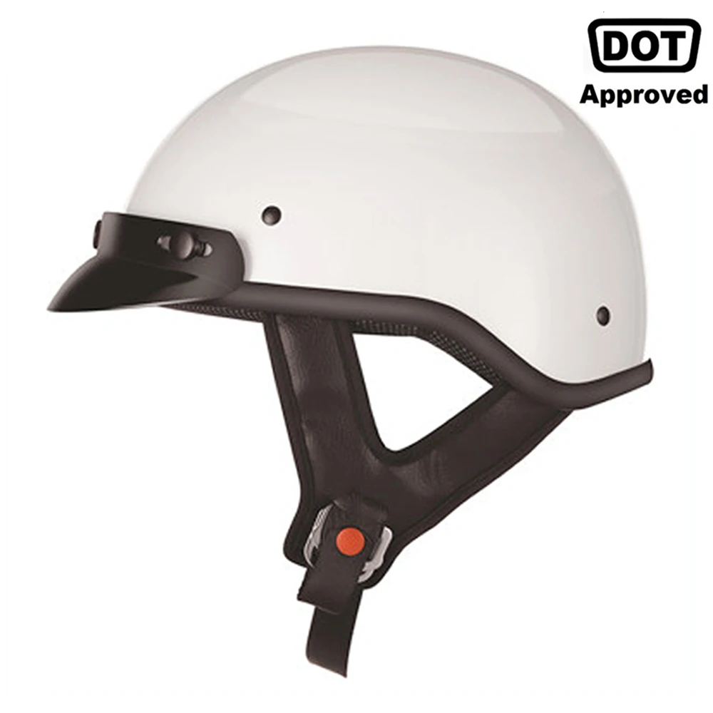 

AMZ винтажный мотоциклетный шлем, ретро-шлем в горошек с полулицевым козырьком, мотоциклетный шлем для скутера
