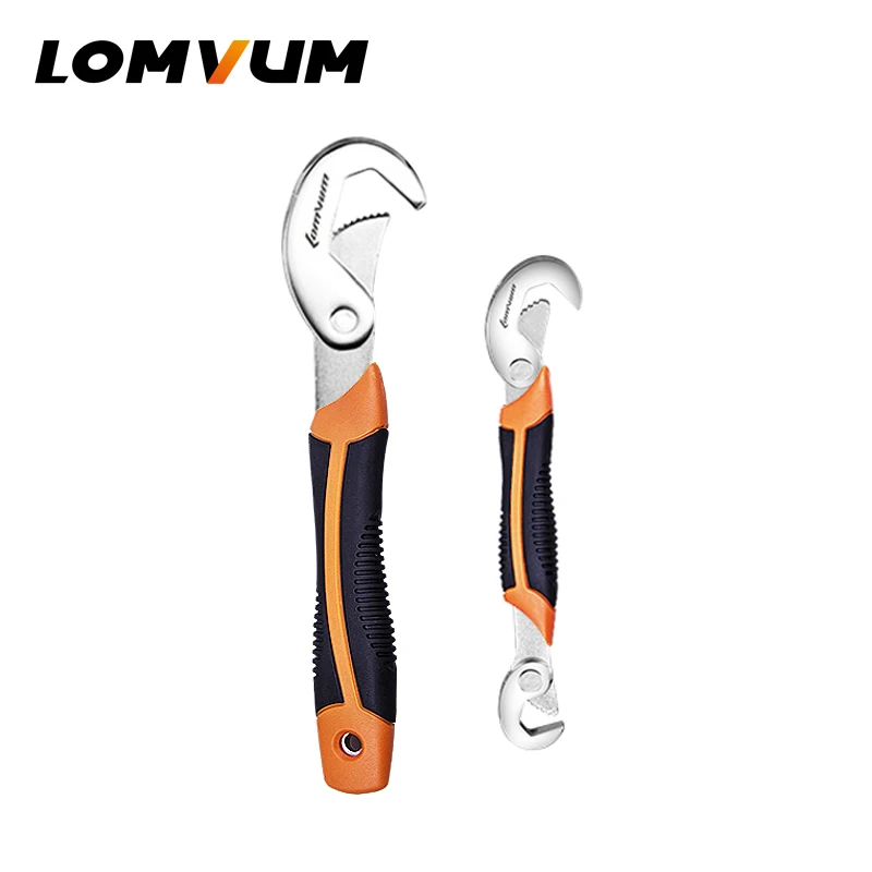 LOMVUM 2 шт Многофункциональный Быстрый регулируемый гаечный ключ с головкой из
