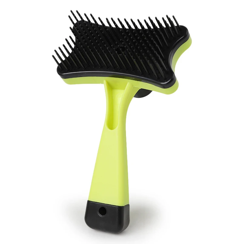 

Pet Grooming comb Cat dog Plastic convenient self-cleaning hair comb products For Pet Clean Cat Grooming Supplies