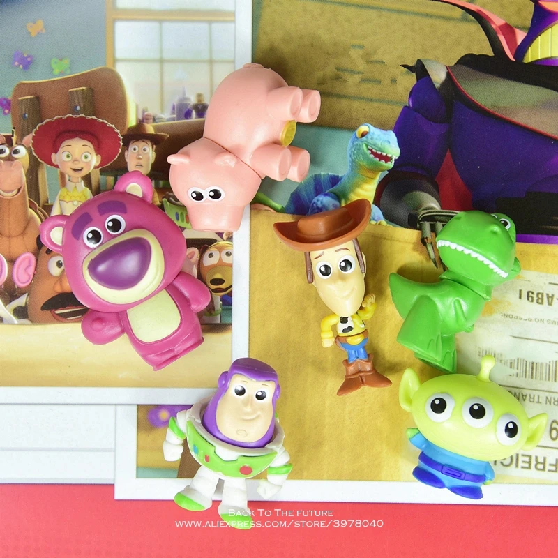 Disney Toy Story Вуди Базз Лайтер 3-4 см фигурка осанка коллекция украшений аниме игрушка