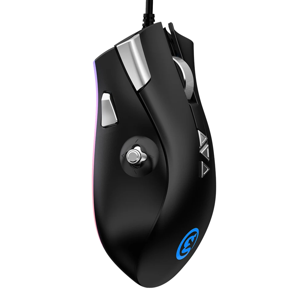 GameSir USB GM200 E-sport игровая проводная мышь 4 уровня dpi точно Регулируемая 6 кнопок 1 джойстик геймер мышь для Windows PC/mac