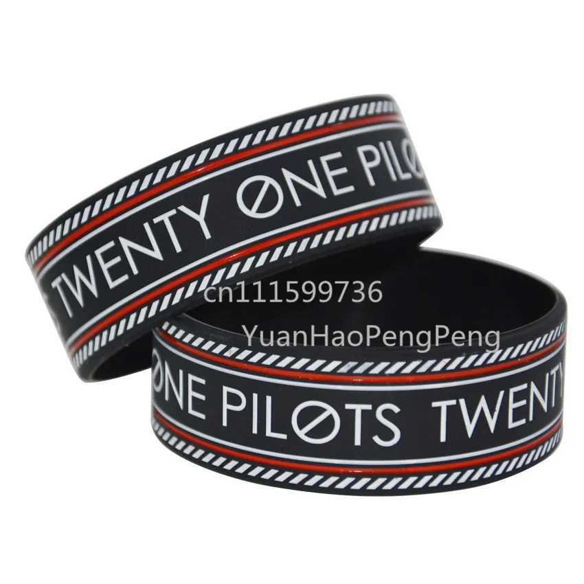 1 шт. силиконовый черный браслет Twenty One Pilots | Украшения и аксессуары