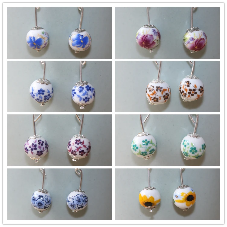 Оптовая продажа ювелирных изделий новые модные керамические серьги гвоздики