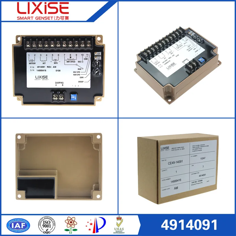 Lixise дизельный генератор двигателя регулятор скорости 4914091|generator speed controller|engine