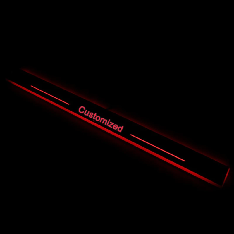 Отделка sncn педаль LED Автомобильный свет порога потертости пластина путь