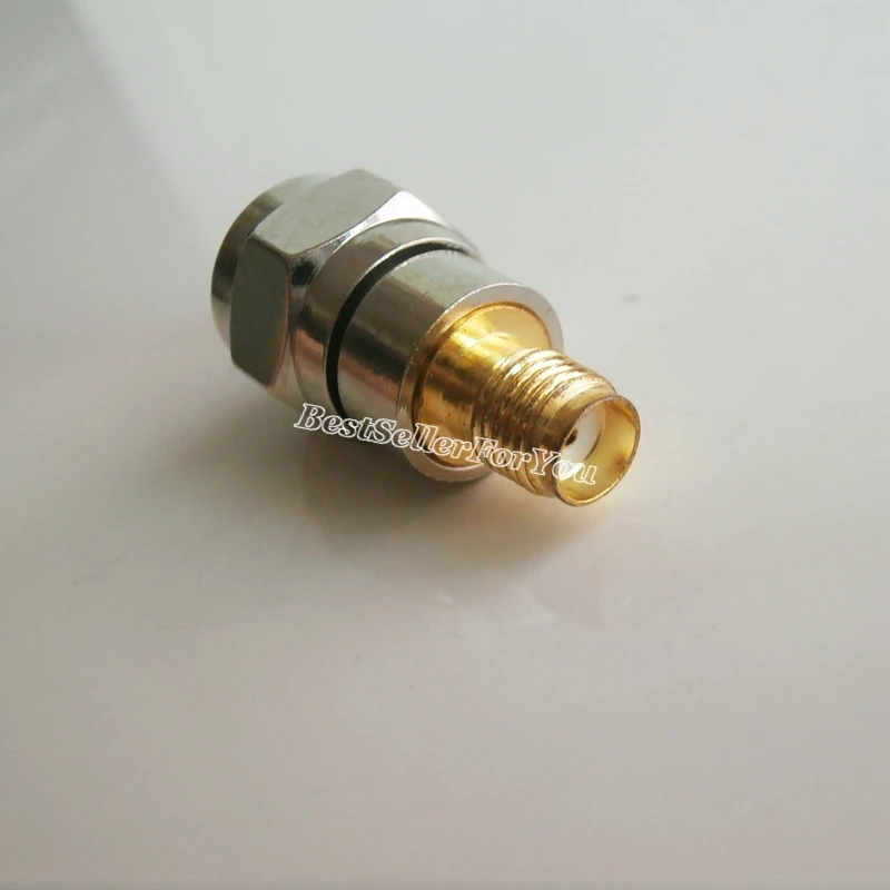 1 шт. адаптер F ТВ штекер к SMA гнездо РФ разъем авто радио антенна|plug adapter connector|plug