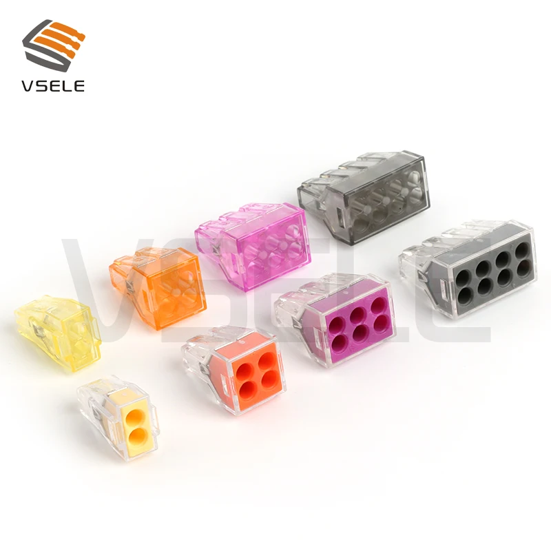 10 шт. разъемы VSELE для проводов|push wire connector|push wiring connectorpush connector |