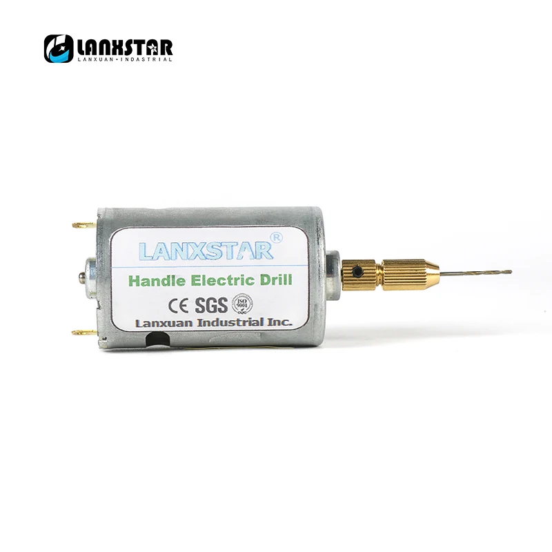 Lanxstar DC 24V 555 мини электродрель с высоким крутящим моментом ручная дрель 16 шт. набор