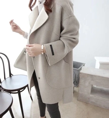 Light grey Женское весеннее зимнее пальто, куртки, плотное длинное пончо, пальто с поясом, негабаритное, высокое качество, зимнее стеганое длинное пальто, Manteau Femme C 13 - Цвет: Light grey