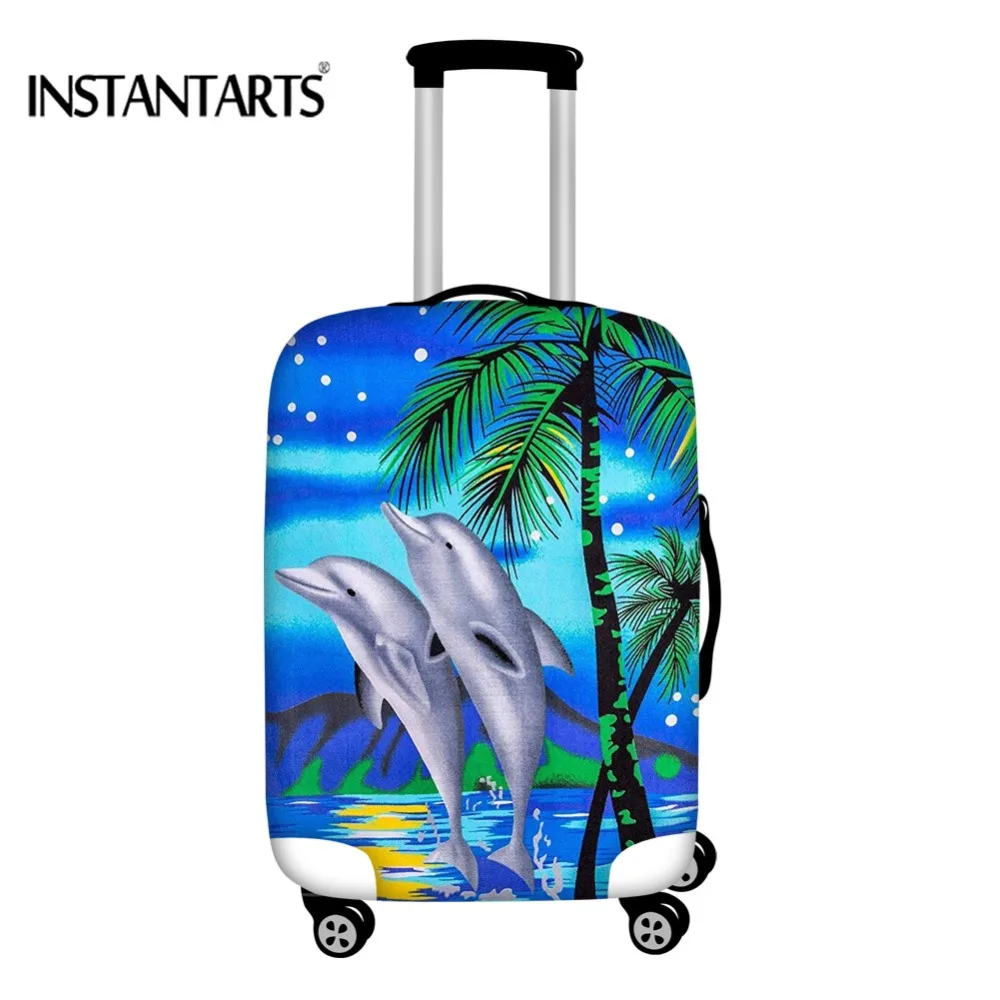 Чехол для дорожного костюма INSTANTARTS чехол с принтом дельфина багажа 18-30 дюймов