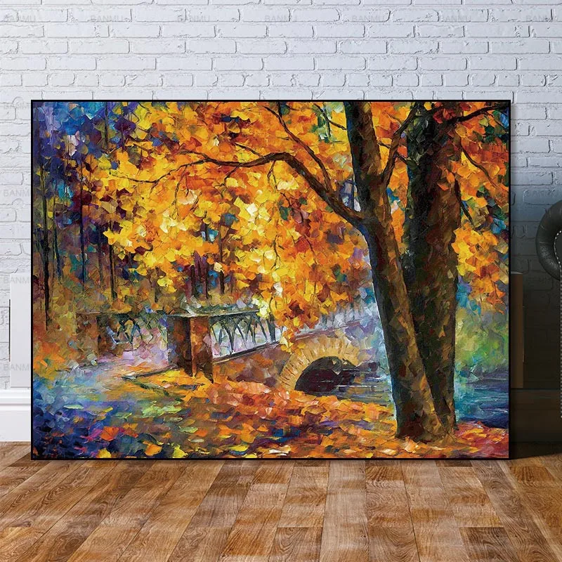 

canvas print paintings wall art prints colorful trees on canvas art poster home decor no frame modern art abstract