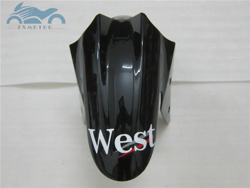Обтекатель наборы для Kawasaki инъекции Обтекатели Ninja 250r 2008 2009 2010 EX250 08 09 10 14 ZX250 черный WEST шоссейные велосипеды запчасти