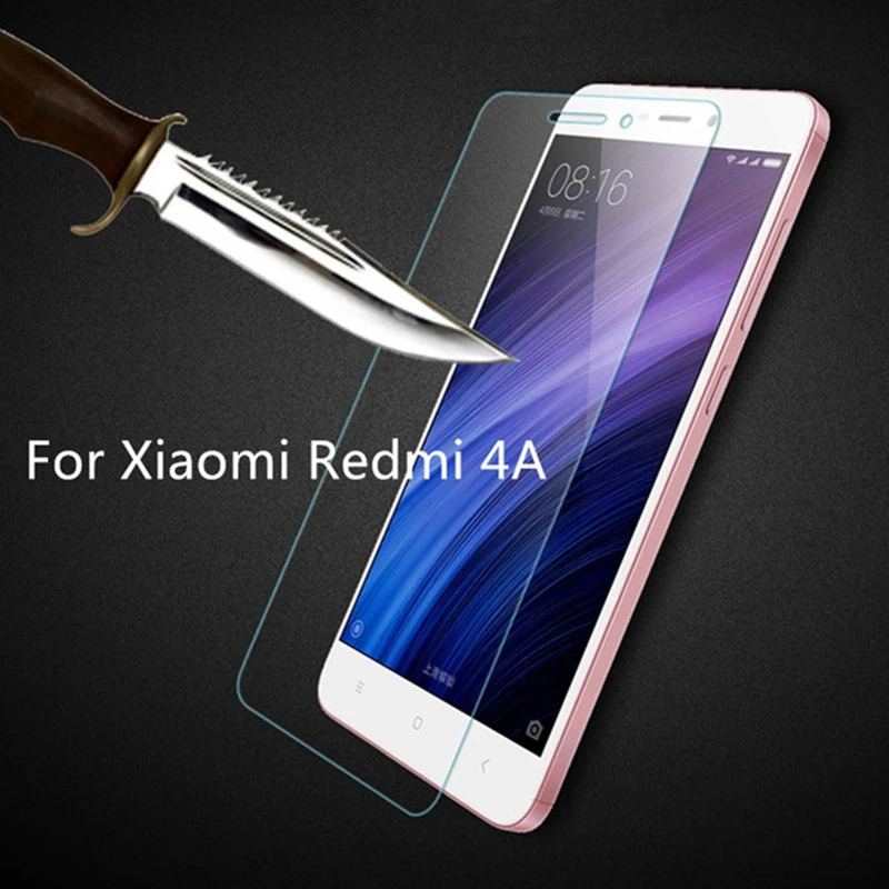 Высококачественное закаленное стекло для xiaomi redmi 4A Защитная пленка телефона 9H 2.5D