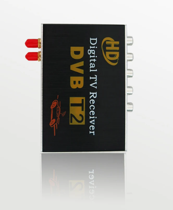 Freeshipping!! Car DVB T2 Mobile Digital TV Box External USB HDMI DVB-T2 Receiver H.264 MPEG4 Russian |