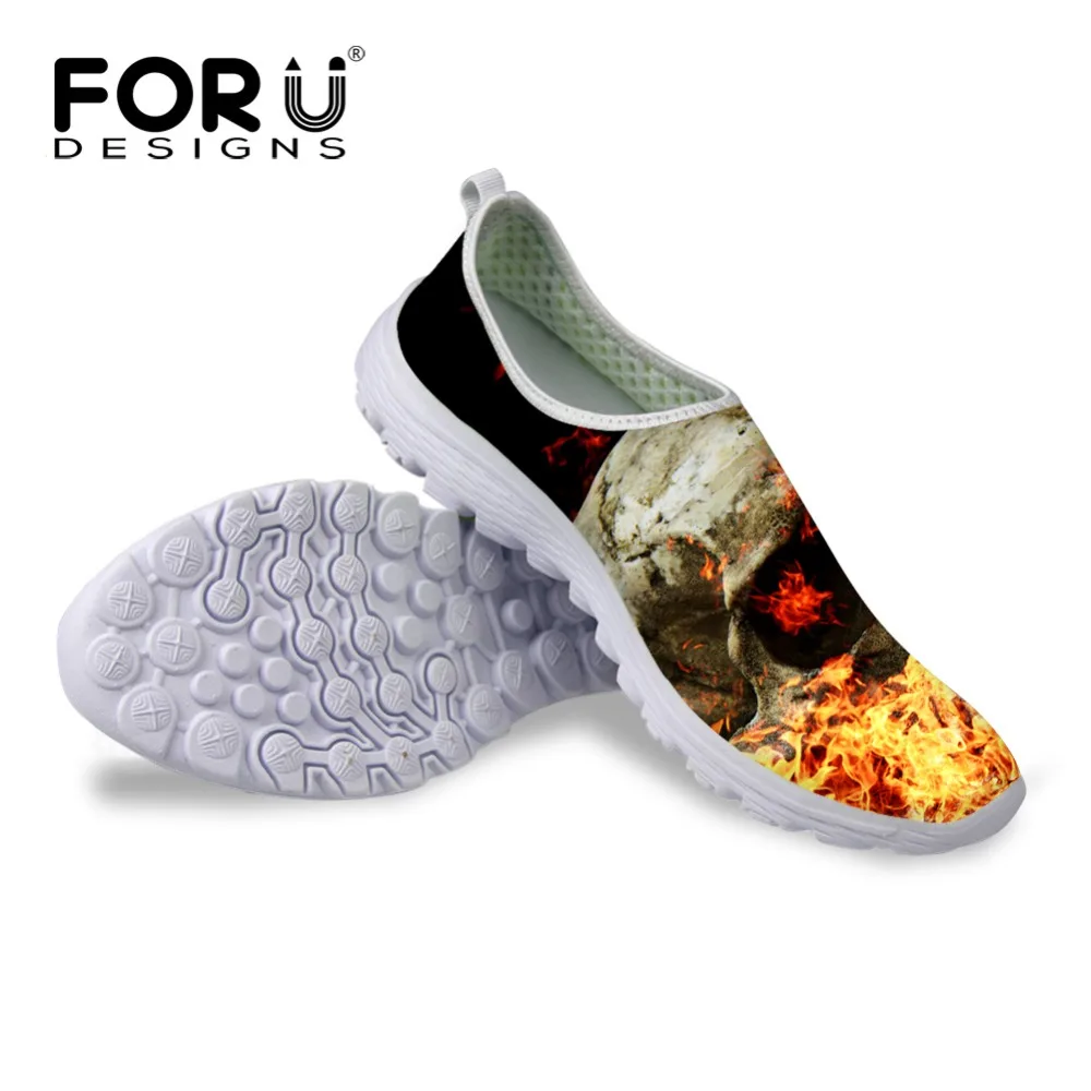 Повседневная обувь из сетчатого материала без шнуровки крутая мужская летняя