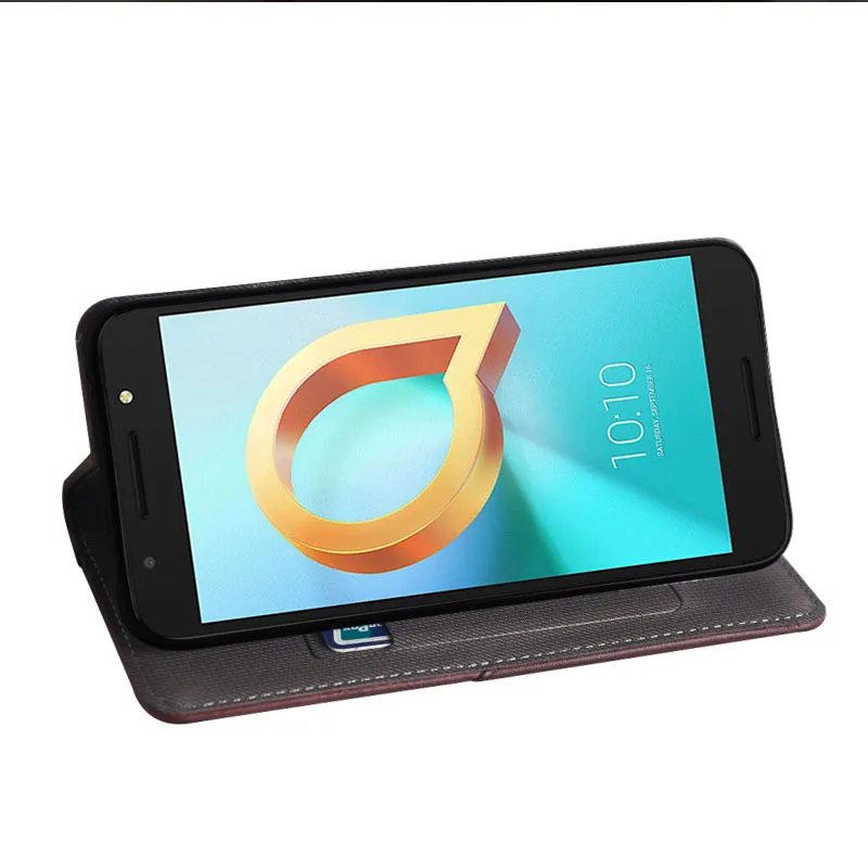 Alcatel A3 плюс чехол Роскошный кожаный флип для защитный телефона|Чехлы-книжки| |