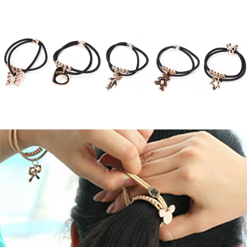 Женский вспомогательный оголовье для волос двухслойная резинка девочек Женская