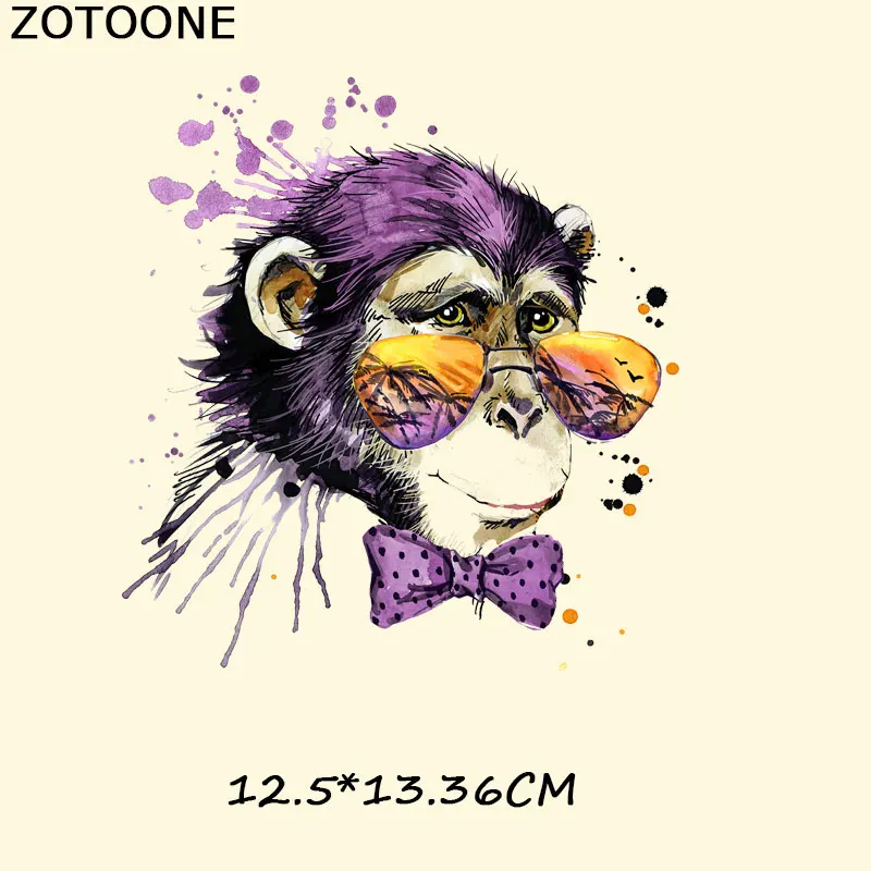 ZOTOONE милый гладить на патчи для одежды с принтом животных гладильная наклейки