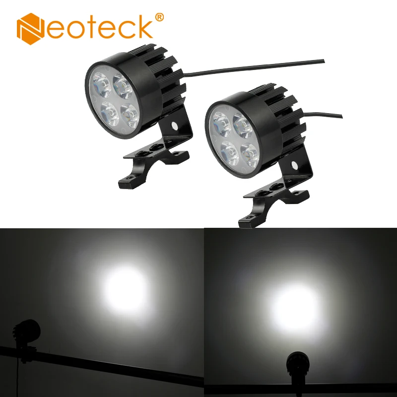 Neoteck Универсальный светодиодный светильник для мотоцикла передний Точечный 12 В 24