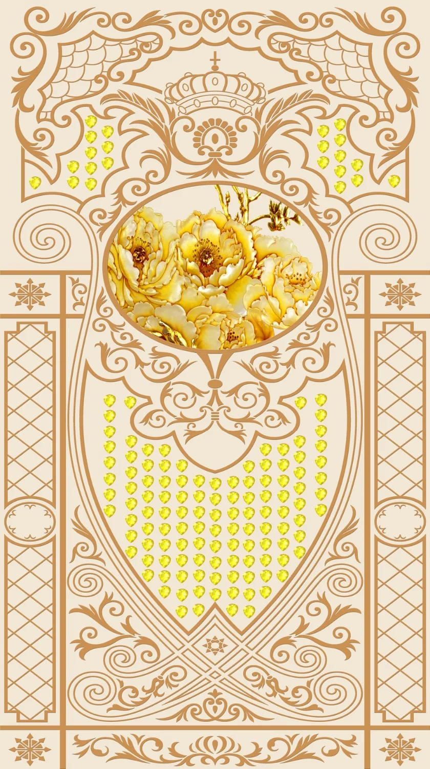 

Curtain Fabrics Home Bedroom Decoration Custom Any Size 3D Curtain Patterned Golden Yellow Flowers Curtains For Bedroom