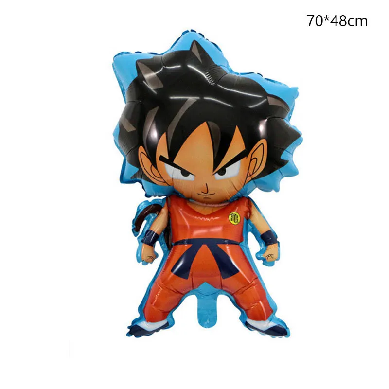 1 шт мультфильм 7 Dragon Ball Гоку Фольга воздушный шар 18 дюймов С Днем День Рождения Декоративные детские игрушки кампус вечерние поставки