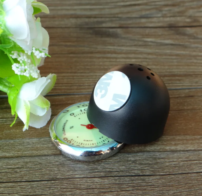 3 шт./лот креативные светящиеся кварцевые мини часы гигрометр и термометр