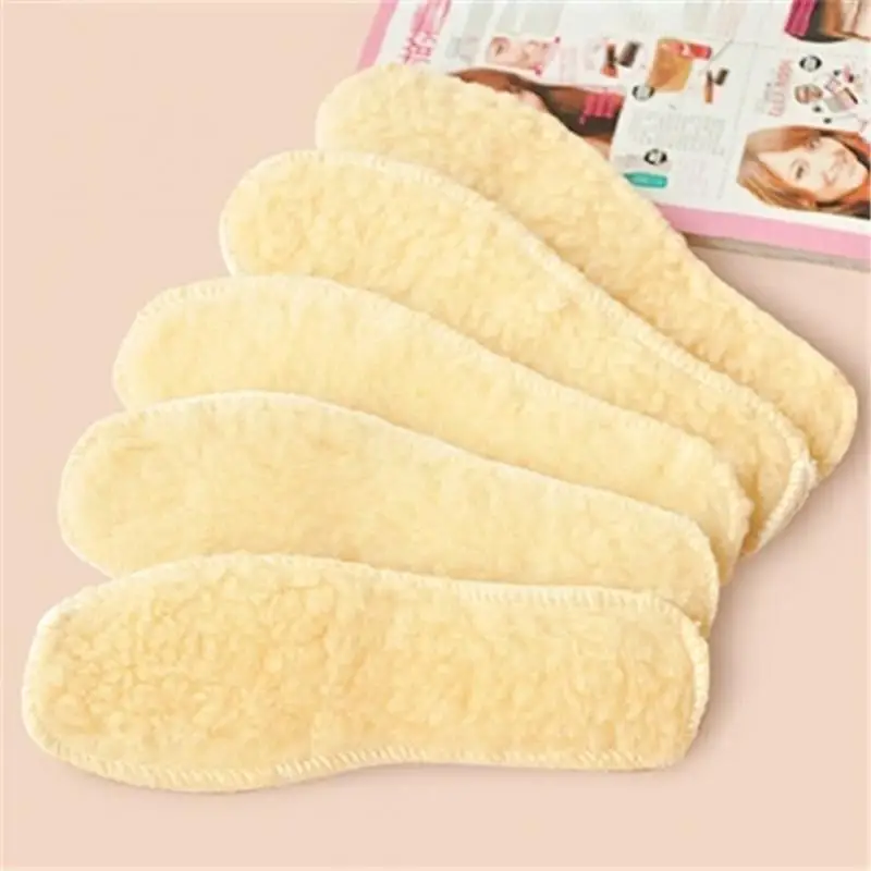 Зимняя теплая плюшевая шерстяная обувь на меху Удобные стельки мягкие