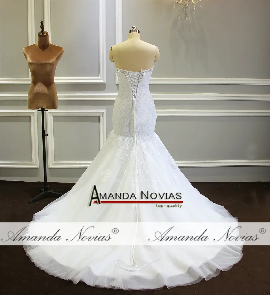 Vestidos de novia белое свадебное платье с бисером атласное белое свадебное платье без бретелек
