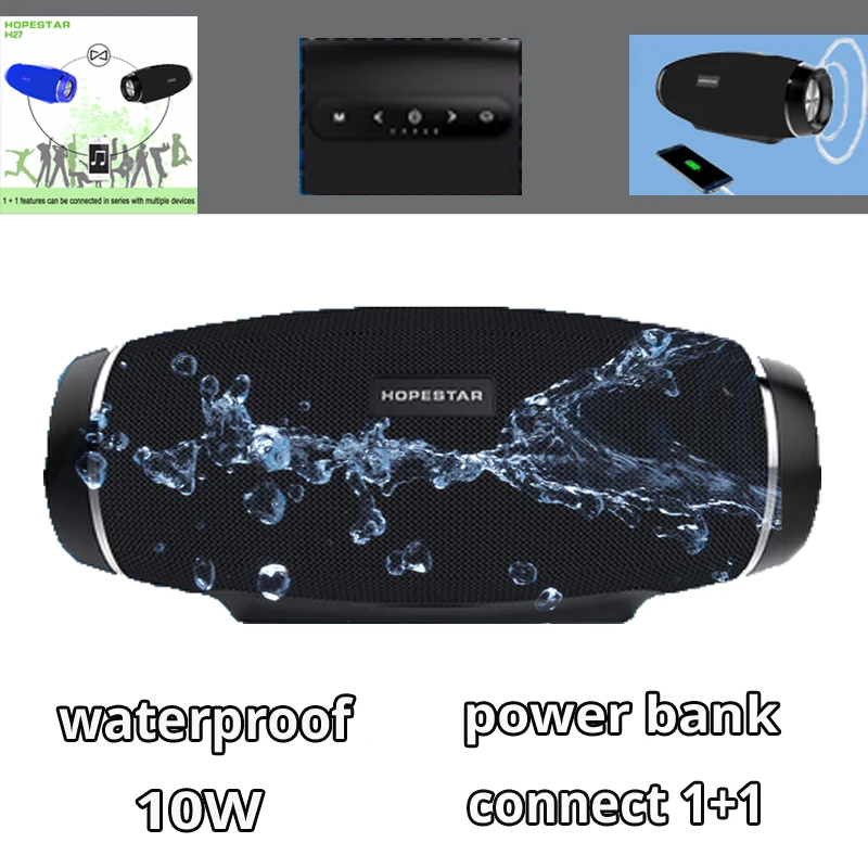 Беспроводная bluetooth-Колонка Hopestar стерео бас сабвуфер компьютер 2 1 звуковая