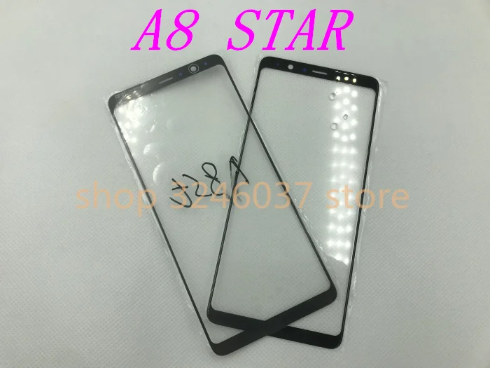 Новое оригинальное черное стекло для замены Samsung Galaxy A8 Star G885 G885F G885S ЖК передний