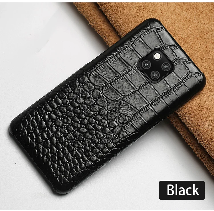 Чехол из воловьей кожи для телефона huawei mate 20 9 10 Pro P8 P9 P10 P20 Lite с текстурой крокодила для Honor 8X Max 10 7X P Smart capa
