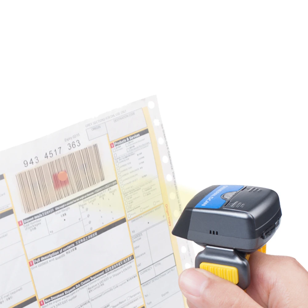 Горячая продажа Generalscan GS R1500BT-HW носимых 2D изображений кольцо сканер штрих-кода |