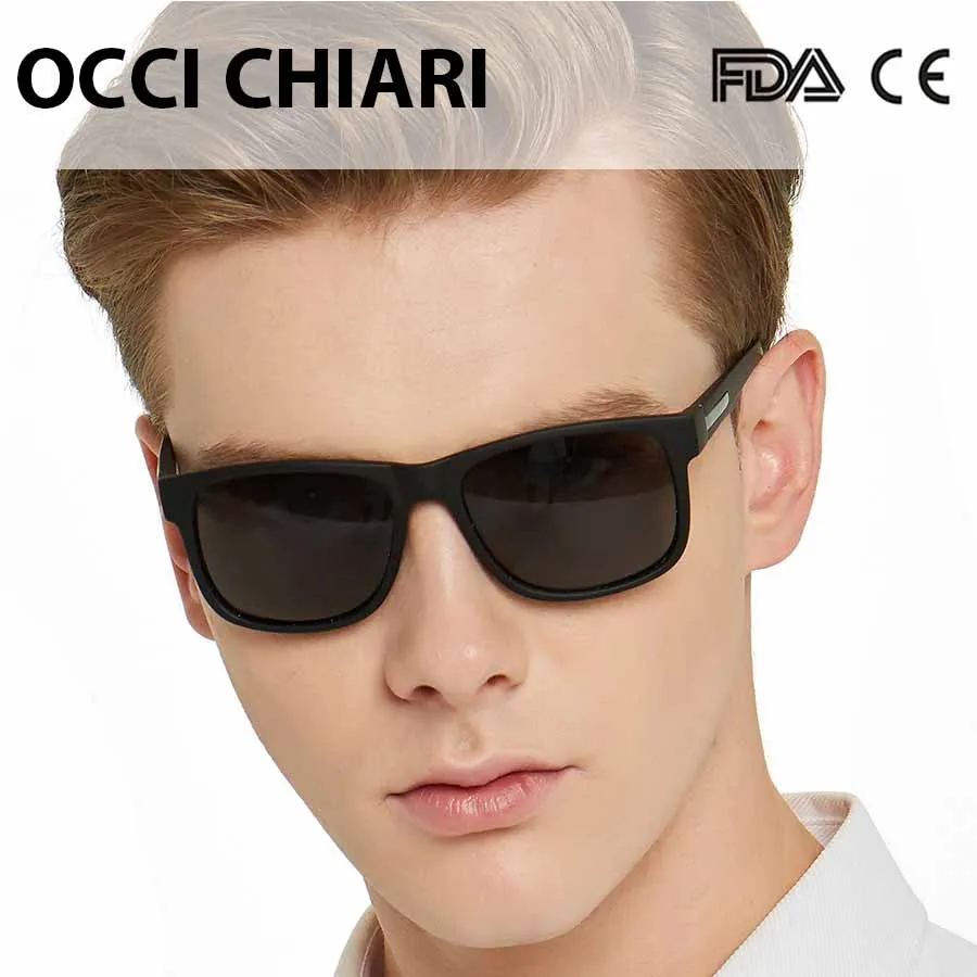 OCCI CHIARI черные поляризационные солнцезащитные очки для мужчин сверхлегкие