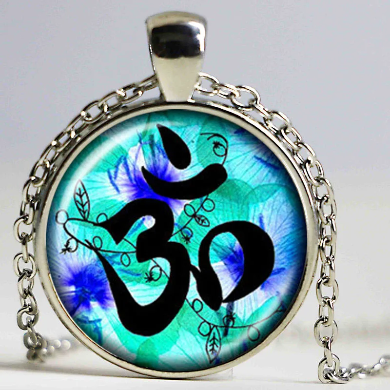 Ожерелье с подвеской в виде зеленого цветка ожерелья цветком жизни ожерелье