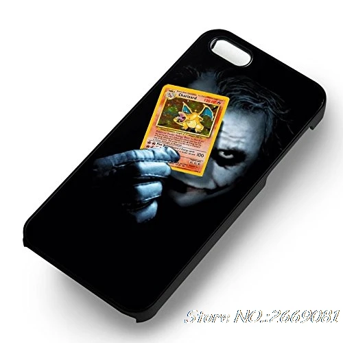 Джокер Charizard Карты мобильного телефона чехол для iPhone 4S 5S 5C 6 S Плюс 7 Samsung Galaxy Note3 |