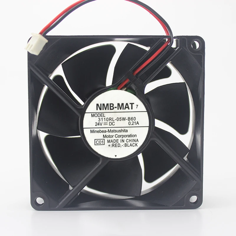Оригинальный 3110RL-05W-B60 24 В 0.21A 8025 8 см инверторный двойной шариковый вентилятор |