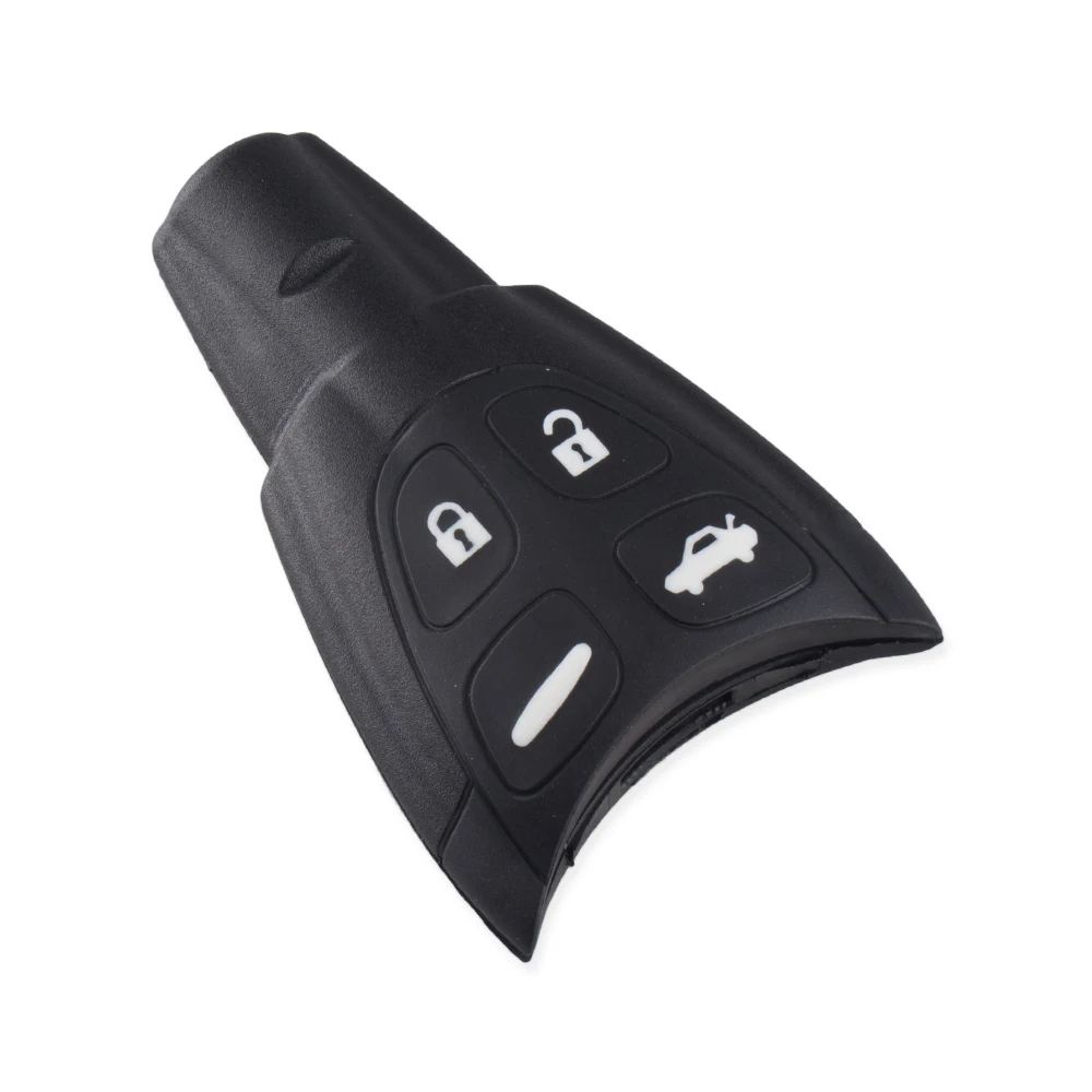 DANDKEY 4 кнопочный ключ автомобиля корпус Fob для SAAB 93 95 9-3 9-5 WF 4 мягкие кнопки сменный без ключа