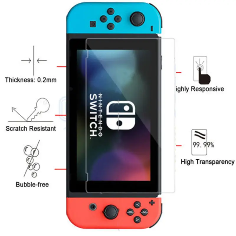 Унив. игровой чехол для PND Switch NS силиконовый защитный + 4 пары захват большого