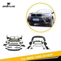 car styling pp car body kit bumper for bmw x6m 2014 up