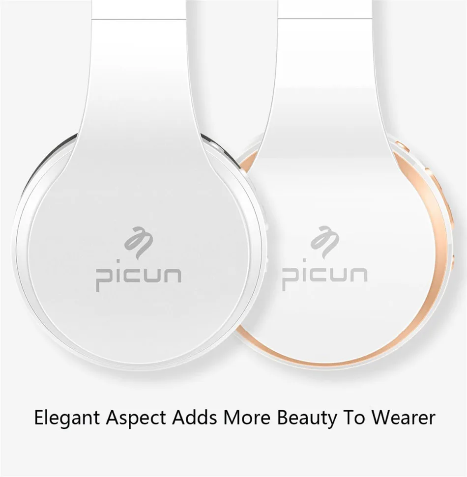 Picun P16 Bluetooth наушники с микрофоном стерео бас Bluetooth гарнитуры Wirelesss наушники Поддержка TF карты для смартфона, ПК