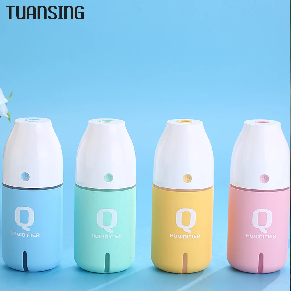 TUANSING 2017 Новый мини USB увлажнитель Q bottle воздуха для автомобиля увлажнители тумана