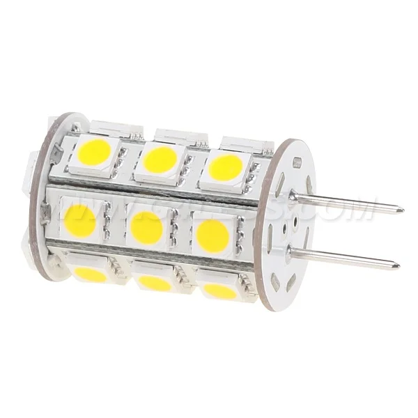 Суперъяркая Светодиодная лампа G4 27LED 5050SMD 540 594LM для яхт лодок автомобилей тележек