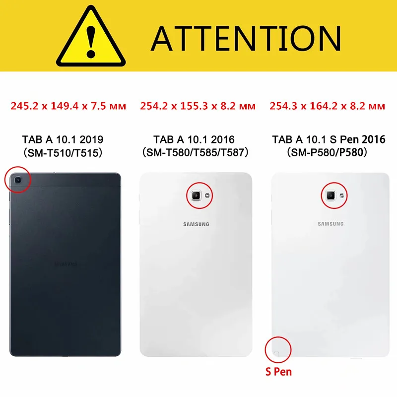 6-в-1 Для samsung Galaxy Tab A 10,1 S Pen SM-P580 SM-P585-Printed Smart Cover чехол+ Bluetooth клавиатура+ сумка+ стилус+ Защитная пленка на экран+ влажные салфетки