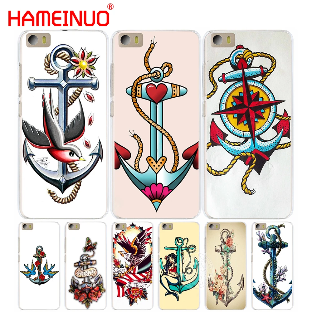 HAMEINUO чехол для телефона с татуировкой якоря птицы Xiaomi M Mi 3 4 5 Mi4 Mi3 4I 4C Mi5 NOTE MAX|case for