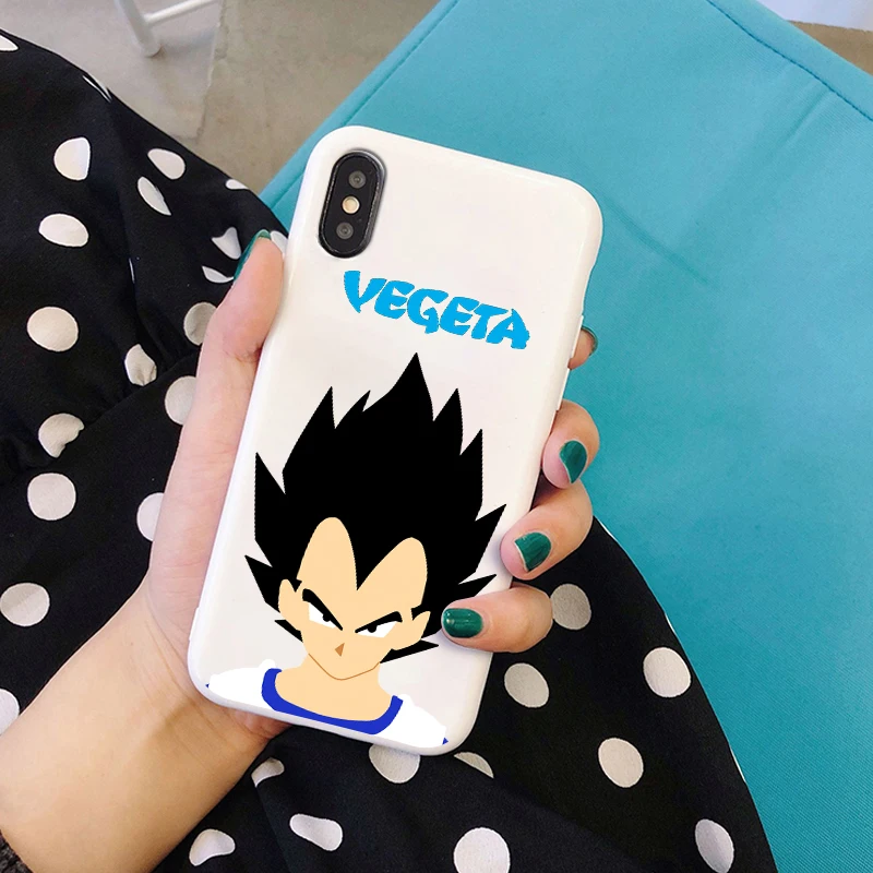 W-5680 Dbz Dragon Ball Z Супер Гоку мягкий силиконовый карамельный цвет чехол для телефона для iPhone 11 pro X XR XS MAX 6 7 8 plus 6s TPU - Цвет: W-5680