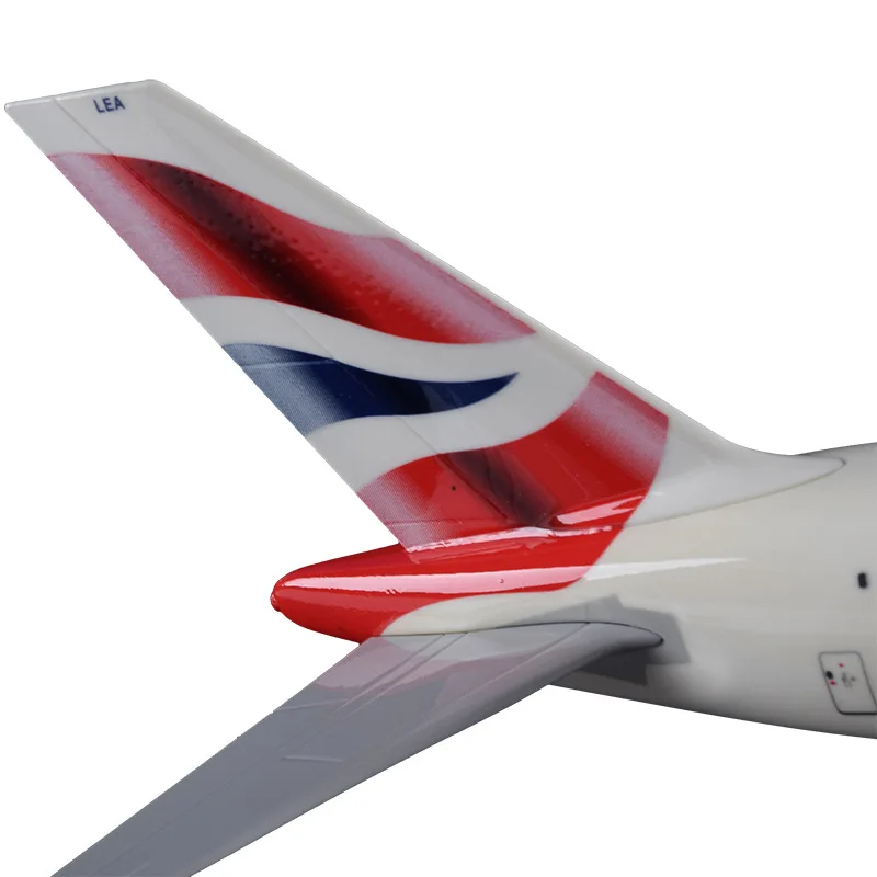 36 см Смола A380 Great British Airplane модель England Airlines Airways самолета подставка для британская