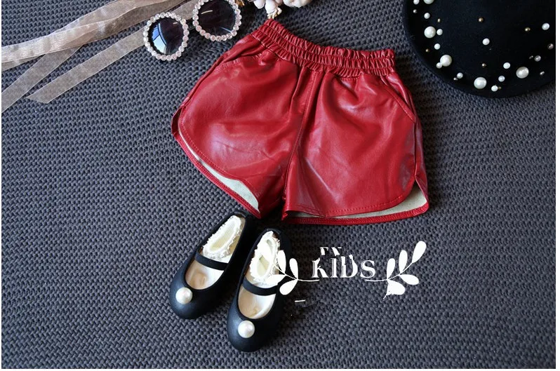 Новые штаны для маленьких девочек на лето осень и зиму шорты из искусственной